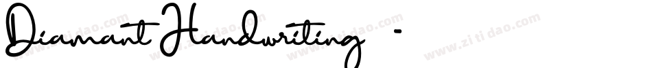 Diamant Handwriting手机版字体转换